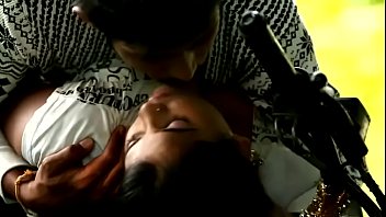 Indian young boy sex and hot kissing with GF on a bike