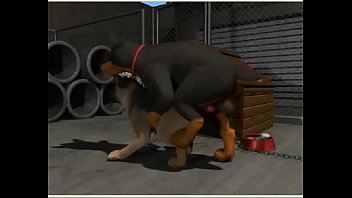 Dog gay sex video