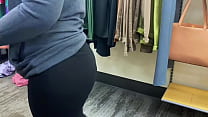 Fat Ass Mom G-STRING Showing at a Target Store